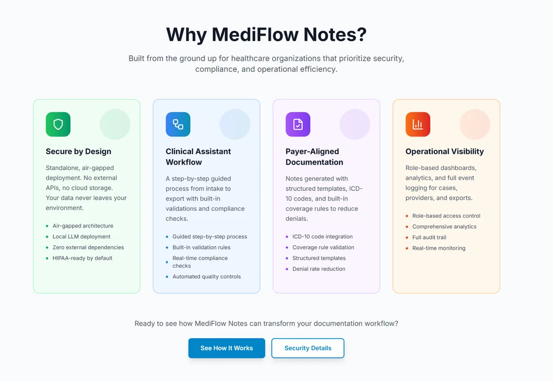 MediFlow Notes